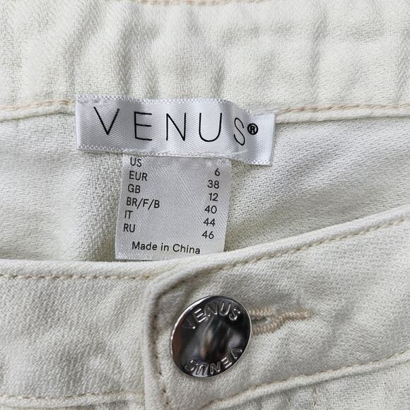 Venus Vintage Flare Bell Bottom Jeans Womens Size 6 Boho Hippie Retro Pant - Picture 11 of 15